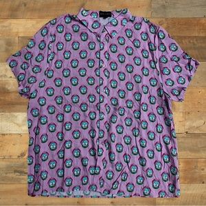 Hayleyelsaesser Astro Dog Button Up Pink Size XL